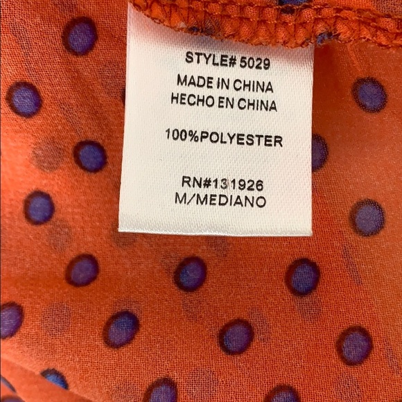 TEA N ROSE•BUTTON UP•BLOUSE - Picture 10 of 12